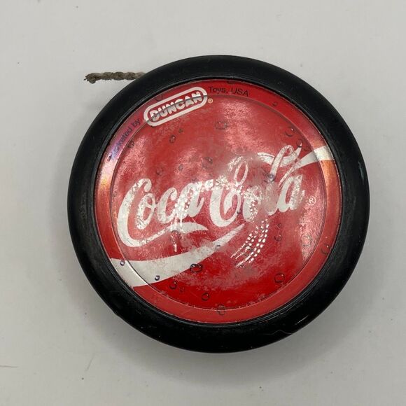 Vintage Duncan Coca Cola Yo Yo & Unbranded Coca Cola Plastic Toy Car - Picture 9 of 10